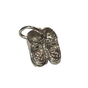 VTG Sterling Silver Mini Boots Shoes Loafers Charm
